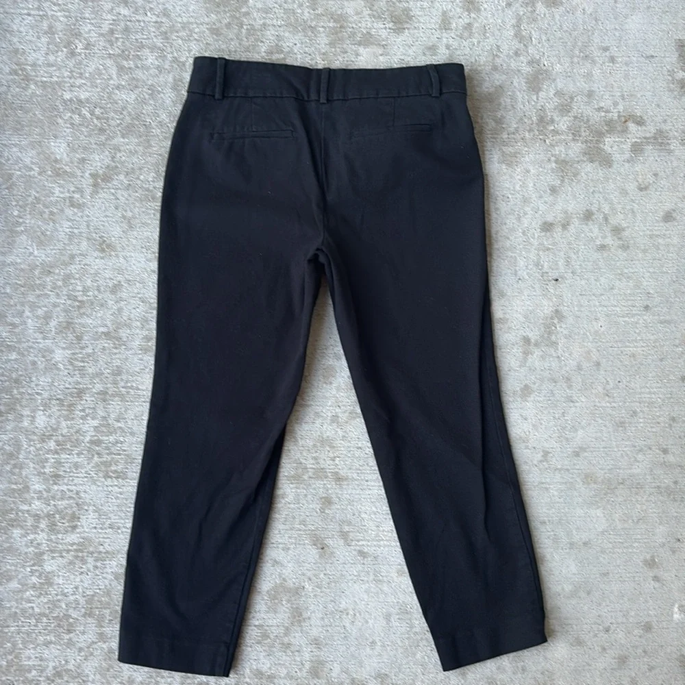 Loft Riviera Marisa Black Cropped Pants